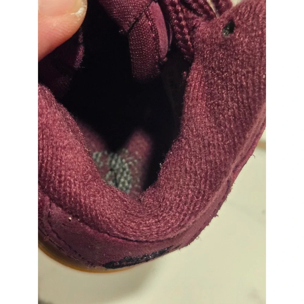 Kids Nike‎ Air Force 1 Mid Burgundy Gum Sole Sneakers Toddler Size 5c